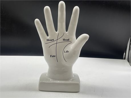 LARGE TABLETOP PALM READING HAND