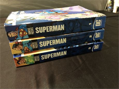2 LARGE SHOWCASE SUPERMAN COMIC BOOKS