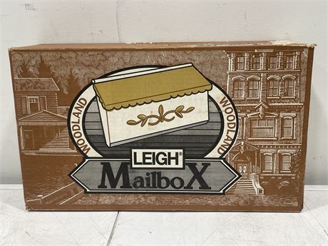 NEW OLD STOCK MVM LEIGH MAILBOX IN BOX