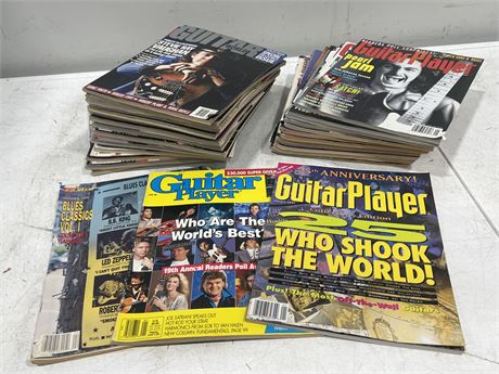29 GUITAR RELATED MAGAZINES