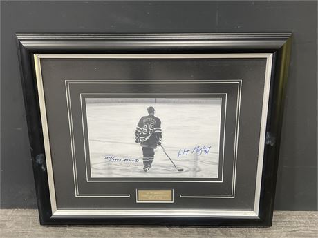 WAYNE GRETZKY SIGNED LIMITED EDITION PRINT IN FRAME W/ COA - 22”x18”