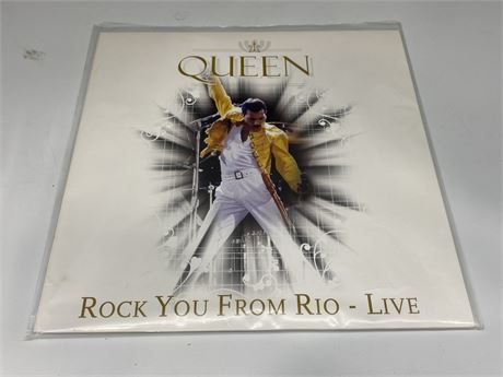 QUEEN ROCK YOU FROM RIO (Live) VINYL ALBUM - MINT