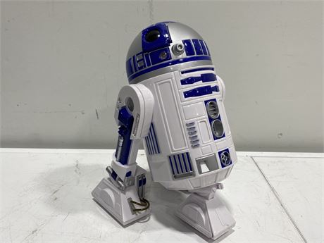 R2-D2 BATTERY POWERED STAR WARS TOY - NO REMOTE (10.5” tall)