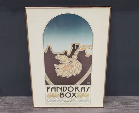 DAVID LANCE GOINES PANDORAS BOX LITHOGRAPH (28"x20")