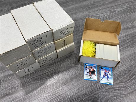 10 BOXES OF 90s NHL CARDS