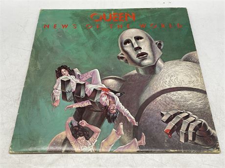 QUEEN - NEWS OF THE WORLD - VG (Lightly scratched)