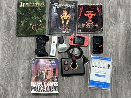 MISC VIDEO GAME LOT - ELECTRONICS ARE UNTESTED