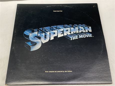 SUPER MAN THE MOVIE - ORIGINAL SOUNDTRACK - GATEFOLD EXCELLENT (E)