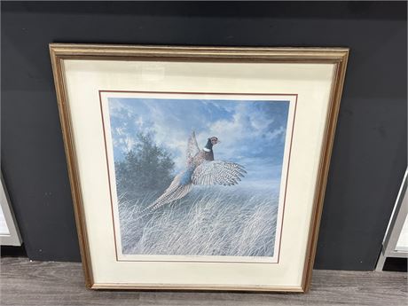 FRAMED SIGNED & NUMBERED PRINT BY MARLA WILSON - 29”x30”