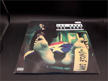 ICE CUBE - DEATH CERTIFICATE (VG+) VERY GOOD PLUS CONDITION - VINYL