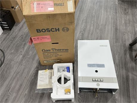 BOSCH GAS WATER HEATER - NEVER USED