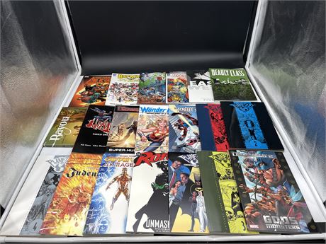 20 MISC GRAPHIC NOVELS - MARVEL / DC / OTHERS