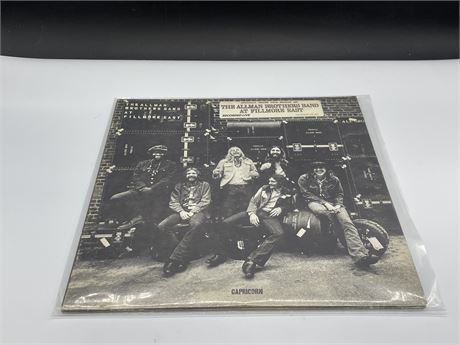 THE ALLMAN BROTHERS BAND AT FILLMORE EAST - DOUBLE LP GATEFOLD