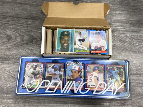 2 BOXES OF 80’S BASEBALL CARDS