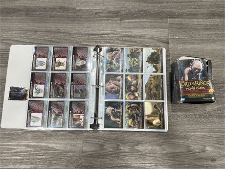 LOT OF LORD OF THE RINGS COLLECTOR CARDS