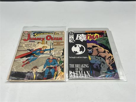 SUPERMANS PAL JIMMY OLSON #19 + BATMAN #497