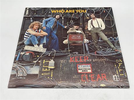 THE WHO - WHO ARE YOU W/ RED VINYL - VG+