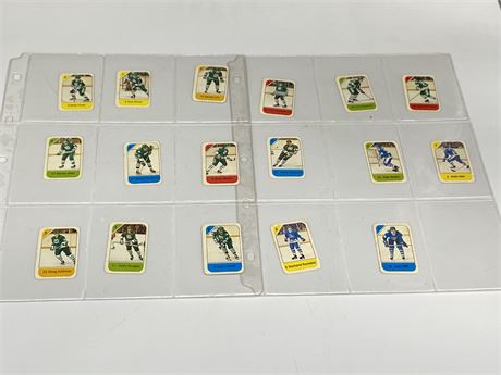 (17) 1982 POST CEREAL HOCKEY CARDS