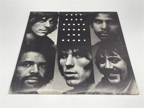 JEFF BECK GROUP - ROUGH AND READY - VG+
