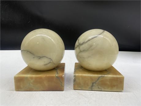 MCM MARBLE BOOKENDS