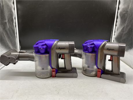 2 DYSON DC34 ANIMAL HAND VACUUMS (AS IS)