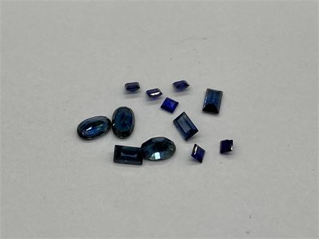 NATURAL EARTH MINED QUALITY ESTATW SAPPHIRES (APPROX. 1.95 CARATS)