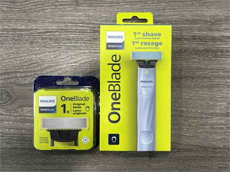(NEW) PHILIPS ONE BLADE W/ EXTRA BLADE