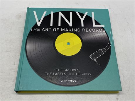 NEW VINYL BOOK - ART OF MAKING RECORDS BY MIKE EVANS