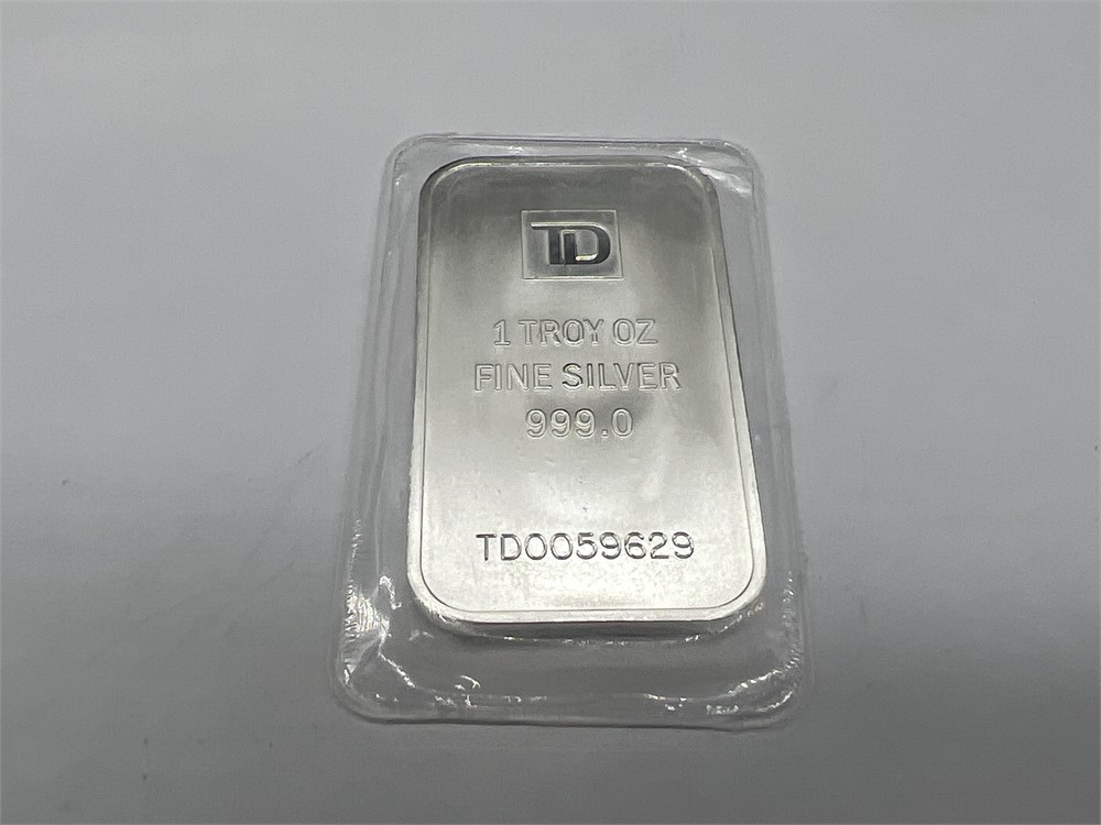 Urban Auctions 1 Oz 999 Fine Silver Td Bar