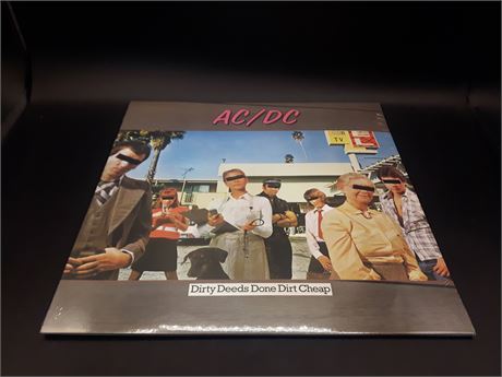 SEALED - AC/DC - DIRTY DEEDS DONE CHEAP - VINYL