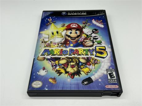 MARIO PARTY 5 - GAMECUBE COMPLETE W/MANUAL