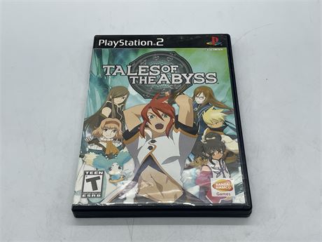 TALES OF THE ABYSS - PS2 - COMPLETE WITH MANUAL
