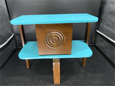 ART DECO TABLE WITH CABINET