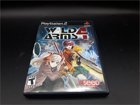 WILD ARMS 4 - CIB - MINT CONDITION - PS2