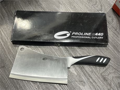 PROLINE 440 PROFESSIONAL CUTLERY - CLEAVER - (11” LONG)