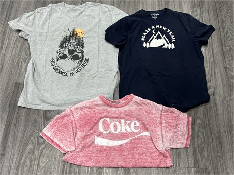 3 MISC T-SHIRTS