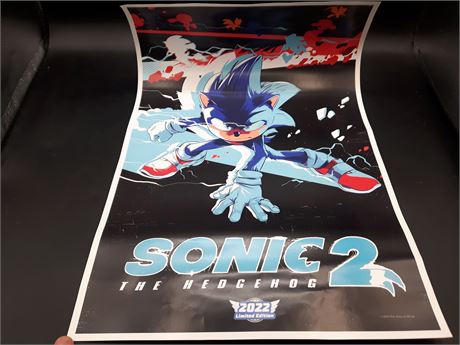 SONIC THE HEDGEHOG POSTER