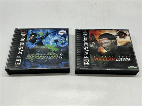 2 PLAYSTATION ONE GAMES