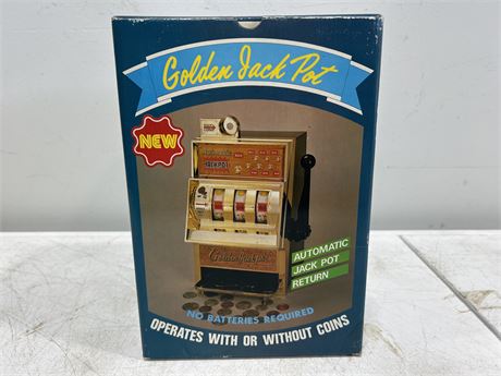NEW OLD STOCK VINTAGE GOLDEN JACKPOT IN BOX COIN OPERATED