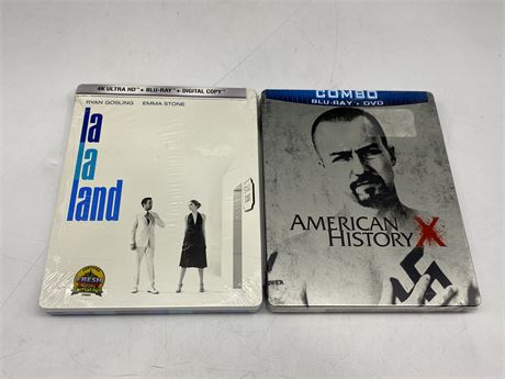 2 RARE OUT OF PRINT BLU RAY STEELBOOKS (Sealed)