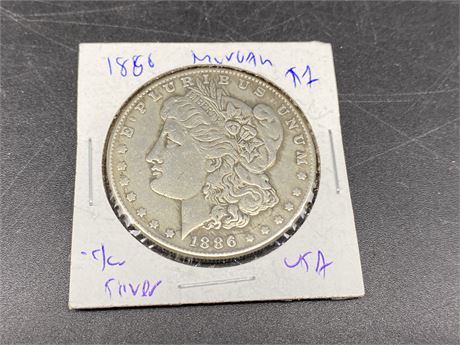 1886 USA SILVER DOLLAR