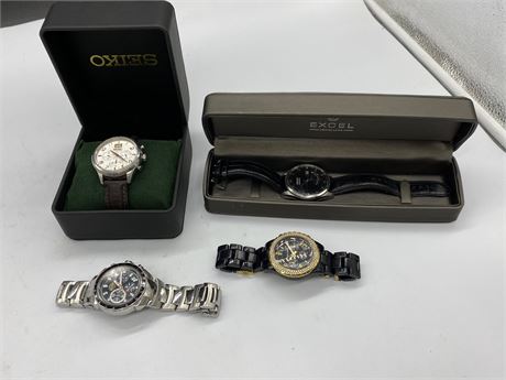 LOT OF VARIOUS UNTESTED WATCHES