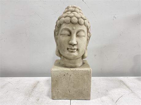VINTAGE BUDDHA HEAD (18” TALL)