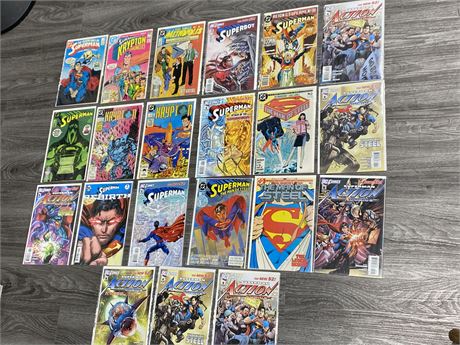 20 SUPERMAN & ACTION COMICS