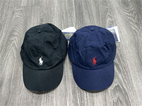 2 NEW W/ TAGS POLO RALHPH LAUREN HATS
