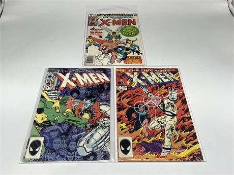 3 X-MEN COMICS