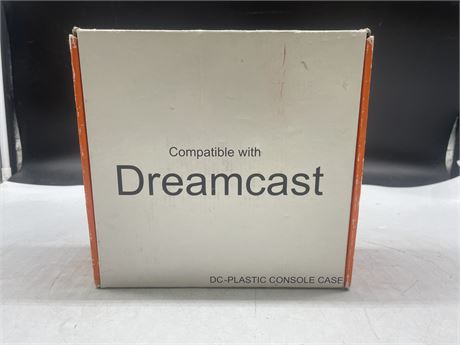 NEW DREAMCAST PLASTIC CASE (console case only no system), BOX HAS SOME WEAR