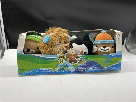 2010 VANCOUVER OLYMPIC MASCOT SET IN BOX