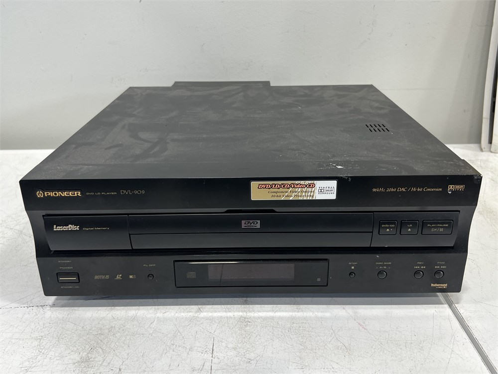 Urban Auctions - PIONEER DVL-909 LASER DISC PLAYER - WORKS