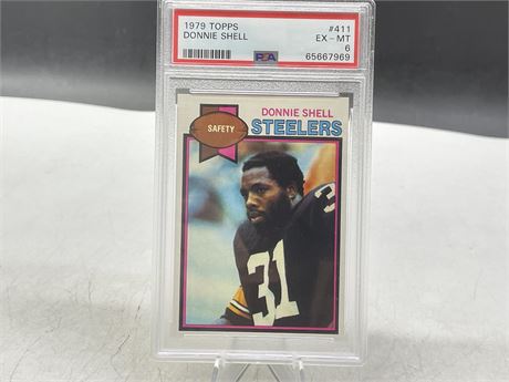 PSA 6 1979 DONNIE SHELL TOPPS NFL CARD